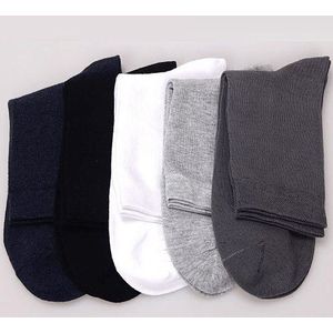 Fcare 10 PCS = 5 pairs 45, 46, 47, 48, 49, 50 grote plus XXXL heren dress sokken bedrijf sokken sokken calcetines