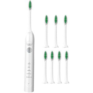 Lansung Sonic Elektrische Tandenborstel Usb Oplaadbare Volwassen Ultra Sonic Tandenborstel Heads Replacements Whitening Smart Travel Case