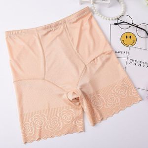 Viscose Jacquard Vrouwen Veiligheid Broek Plus Sized Hoge Taille Anti-Blootstelling Veiligheid Shorts Solide Golvende Rand shorts