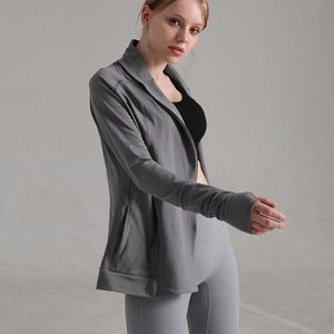 Losse Vrouwen Running Jacket Solid Quick Dry Yoga Sport Kleding Sweatshirt Dames Fitness Gym Rits Jas Sportkleding Shirts