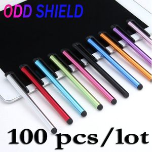 Oneven Shield Goedkoopste Metalen Touch Telefoon Stylus Touch Pola Pen 100 Stks/partij Voor Samsung Xiaomi Redmi Voor Apple Iphone 4 4S 5 5S 6 7