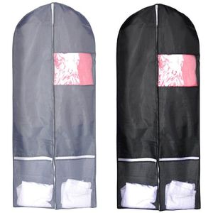 Kledingstuk Bag Covers Opknoping Pak Bag Covers Volledige Rits Wasbare Pak Cover Met Clear Venster Kleren Reistassen Voor Jurken
