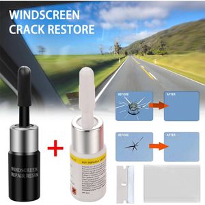 In Voorraad 2 Pack Auto Automotive Glas Nano Reparatie Vloeistof Kit Vensterglas Crack Chip Reparatie Snelle Levering