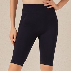 Hoge Taille Fitness Shorts Effen Kleur Running Sport Shorts Para Mujer Dames Quick Dry Tight Sportkleding