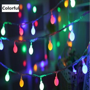 Bruiloft Decor Festoen Led String Lights Battery Power Kerst Led Bal Guirlande Verlichting Decoratie Boom Lichten Outdoor