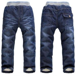 Nysrfz Jongens Jeans Casual Jeans Dikke Winter Jeans Pants Kinderen Mode Katoen Winter Broek