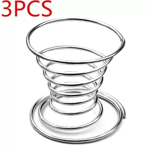 Eierdopjes Set RVS Zacht Gekookt Eierdopjes Houder Stand Eierdopjes Tray Inclusief 4 Stuks Goud
