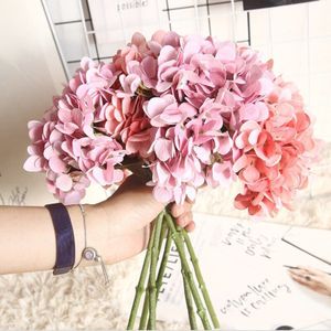 5 Kunstmatige Hydrangea Boeketten Bruiloft Decoratie Bloemen Thuis Diy Indoor Meubels Bloemstuk Foto Props Kerst