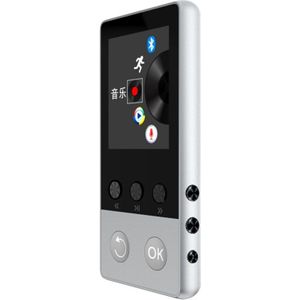 Metalen MP3 Speler Bluetooth Draagbare O Lossless Hifi Muziekspeler MP4 Sport Walkman Met Fm Radio,Voice Recorder,E-Book