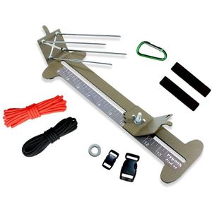 Paracord Jig Touw Weven Jig Armband Maker Tool Kit Verstelbare Metalen Weven DIY Craft Maker Tool