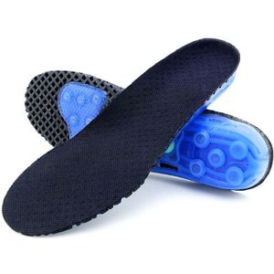 Ademend Silicagel Sport Inlegzolen Comfort Non-Slip Schoenen Binnenzool Arch Ondersteuning Verlichten Hielpijn Schokabsorptie Schoen Pad