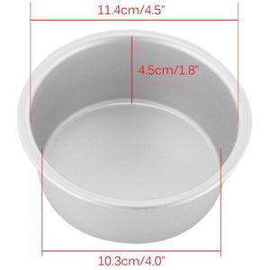 4/6Inch Ronde Cake Bakvorm Pan Tin Mold Lade Gebak Cake Decorating Tool Aluminium Ronde Keuken bakken Gebak Tool