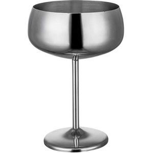 1Pcs Luxe 304 Rvs Cocktail Glas Cocktail Sap Drinken Champagne Goblet Party Bar Keuken Gereedschap