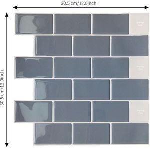 3D Mozaïek Waterdichte Badkamer Tegel Sticker Zelfklevende Backsplash Peel Stick Panel Vinyl Behang Muur Decor