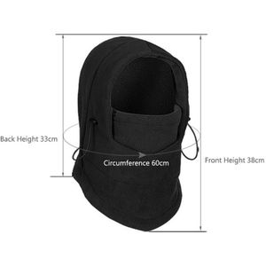 Ski Snowboard Cap Plus Fluwelen Fleece Volgelaatsmasker Motorcycle Sjaal Head Beanie Fietsen Skiën Slabbetjes Winter Warme Muts