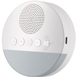 Baby Witte Ruis Machine Usb Oplaadbare Getimede Uitschakeling Slaap Machine Baby Slaap Geluid Speler Nachtlampje Timer Noise Speler