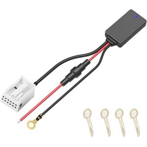 12Pin 12V Bluetooth Adapter Aux Kabel Voor Benz W169 W245 W203 W209 W164 W221 Handsfree Draadloze Auto Bluetooth 4.0 auto Kit