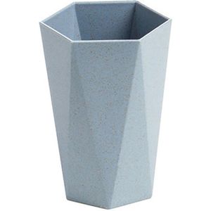 1 Pcs Tarwe Stro Wassen Cup Diamant Cup Borstelen Mond Huishouden Paar Tandenborstel Wassen Cup