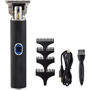 2 Kleur Draagbare Metalen Elektrische Professionele T-Vormige Externe Cordless Trimmer Draadloze Tondeuse Set Styling Tools