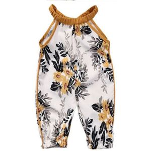 Bloem Baby Overalls Zomer Lente Zuigeling Broek Jumpsuit Baby Jongen Meisje Mouwloos Broek Kinderen Katoenen Broek Pasgeboren Overalls