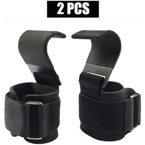 1 Paar Gewichtheffen Grips Bandjes Haak Rekstok Training Fitness Gym Polssteun Halter Gewichtheffen Beschermende Gear