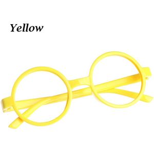 Transparante Eyewear Glas Ronde Metalen Brilmontuur Spektakel Clear Lens Optische Baby Jongens Meisjes Brillen Fotografie Props