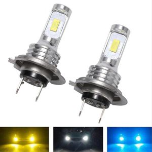 2X H7 Auto Mistlampen IP68 Waterdichte Koplampen Auto 2 Stuks Mistlamp Set 6000K 360 Graden Voor 12V 24V Voertuigen