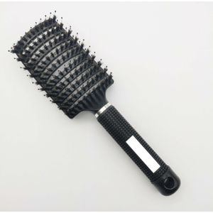 2Pcs Demelante Borstel Nat Kam Haar Borstel Professionele Haar Borstel Massage Kam Borstel Voor Haar Kapper Kappers Gereedschap