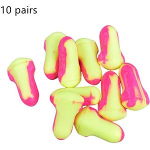 10 Paar Siliconen Oordopjes Geluidsisolatie Gehoorbescherming Zachte Oordopjes Anti Snurken Slapen Stekkers Voor Reizen Ruisonderdrukking