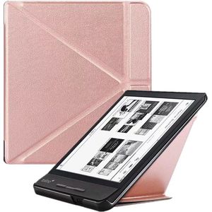 Case Voor Alle 7 ""Kobo Libra H2O Ebooks Pu Lederen Multi-Angle Stand Cover Voor tolino Vision 5 Auto Sleep/Wake + Stylus