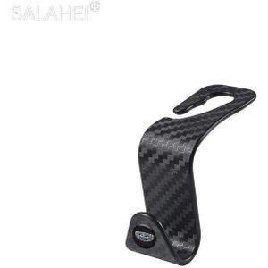 1/2/4 Stuks Carbon Fiber Textuur Autostoel Terug Haken Voor Trumpchi Gs5 Gs8 Gac Styling