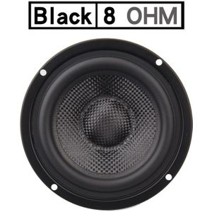 Diylive 4 Inch 4.5 "Midbass Woofer Luidspreker 4 / 8 Ohm 50W Glasvezel Vibrerende Wastafel Luidspreker bk BT4 Zwart/Geel