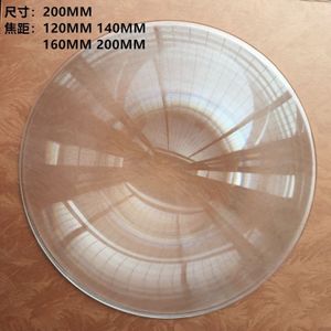 Fresnel Lens 200Mm Solar Outdoor Verlichting Brand Projector Grote Gezicht Foto Platte Acryl Vergrootglas