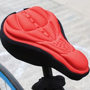4 Kleuren Waterdichte Mountainbike Zadel Verdikte Extra Comfortabele Gel 3D Siliconen Fiets Kussenhoes Ademend Soft Seat