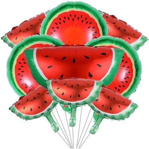 1Set Fruit Air Ballonnen Voor Zomer Thema Verjaardagsfeestje Decoratie Watermeloen Folie Helium Ballonnen Cartoon Baby Douche Decor