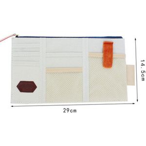 Auto Auto Multifunctionele Koreaanse Zonneklep Opbergtas Auto Draagbare Opslag Clip Kaart Tas Mobiele Telefoon Tas
