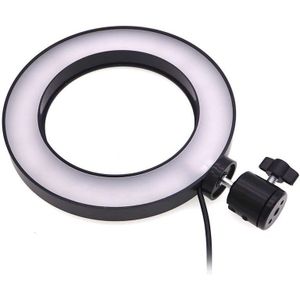 Dimbare Led Studio Camera Ring Licht Foto Telefoon Video Licht Ringvormige Lamp Selfie Stok Ring Licht Invullen Voor Canon