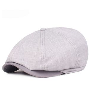 RoxCober Visgraat Plaid Krantenjongenspet Mannen Vrouwen Achthoekige Cap platte Pet Mode Chic Reizen Platte Pet Zonnehoed Verstelbare