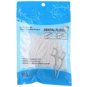 50/100 Stuks Dental Floss Bleken Picks Tandenstokers Tanden Plakken Gebitsreiniging Rager Mondhygiëne Care Tool