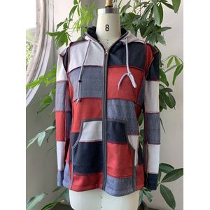 Retro Mannen Kleur Verontruste Stiksels Vest Trui Herfst Winter Casual Hooded Sweater Plus Size 4XL Kleuraanpassing Truien