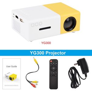 Aao YG300 Mini Projector Audio YG-300 Hdmi Usb Draagbare Projector Ondersteuning 1080P Home Media Video Player Kid Spelen YG310