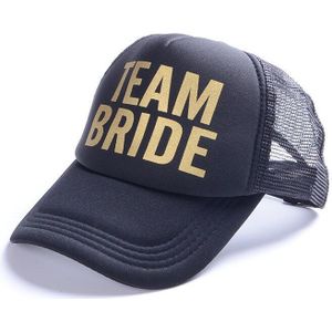 BRUID SQUAD Bachelor Vrouw Snapback Caps Hip Hop Branded Baseball Mesh Cap Wedding Party Man Verstelbare Gouden Brief Roze Kleur