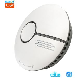 Tuya Draadloze Wifi Rookmelder Detector Ingebouwde 85dB Sirene Smart Leven App Controle Home Safety Fire Bescherming Alarm systeem