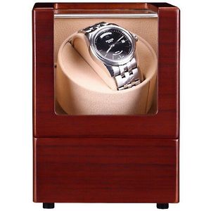 Automatische Enkele Verf Horloge Winder Board Hout Kronkelende Display Sieraden Kast Opbergdoos Case Houder Motor Shaker Horloge Mover