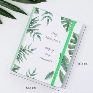 A6 B6 Plant Hardcover Notebook Voor School 128 Vellen Dagboek Agenda Dagelijkse Planner Gekleurde Notebooks Mooie Handbook Journal