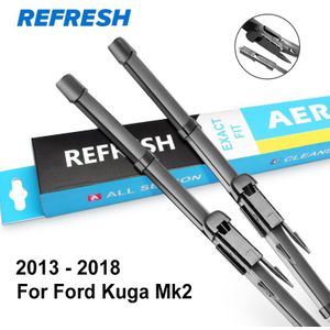 Refresh Ruitenwissers Voor Ford Kuga Mk1 / Mk2 Fit Pinch Tab Armen/Drukknop Armen Model Jaar van Tot