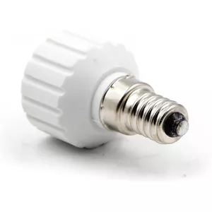 Intirilife G9 Naar E14 Fittingadapter In WIT - 4x Lampadapter Voor Het Omvormen Van G9 Naar E14 Set Van 4 Converter Voor Lamphouder Voor Gloeilampen Led Halogeen Spaarlampen