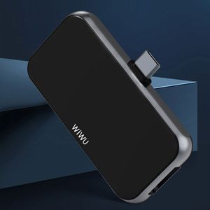 Wiwu Usb Hub Voor Ipad Pro Type C Usb 3.0 Hub Hdmi Stereo Type C Hub Voor Huawei Xiaomi Mobiele telefoon Usb C Hub Voor Macbook Pro 13