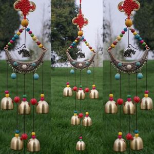 Lucky Olifant Windgong Koperen Outdoor Living Windgong 6 Bells Outdoor Living Yard Garden Decor