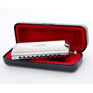 Zwaan SW1040 Zilver Kleur 10 Gaten 40 Tones Chromatische Harmonica Verwisselbare Tonen Muziekinstrument Houtblazers Swan Harmonica Harp